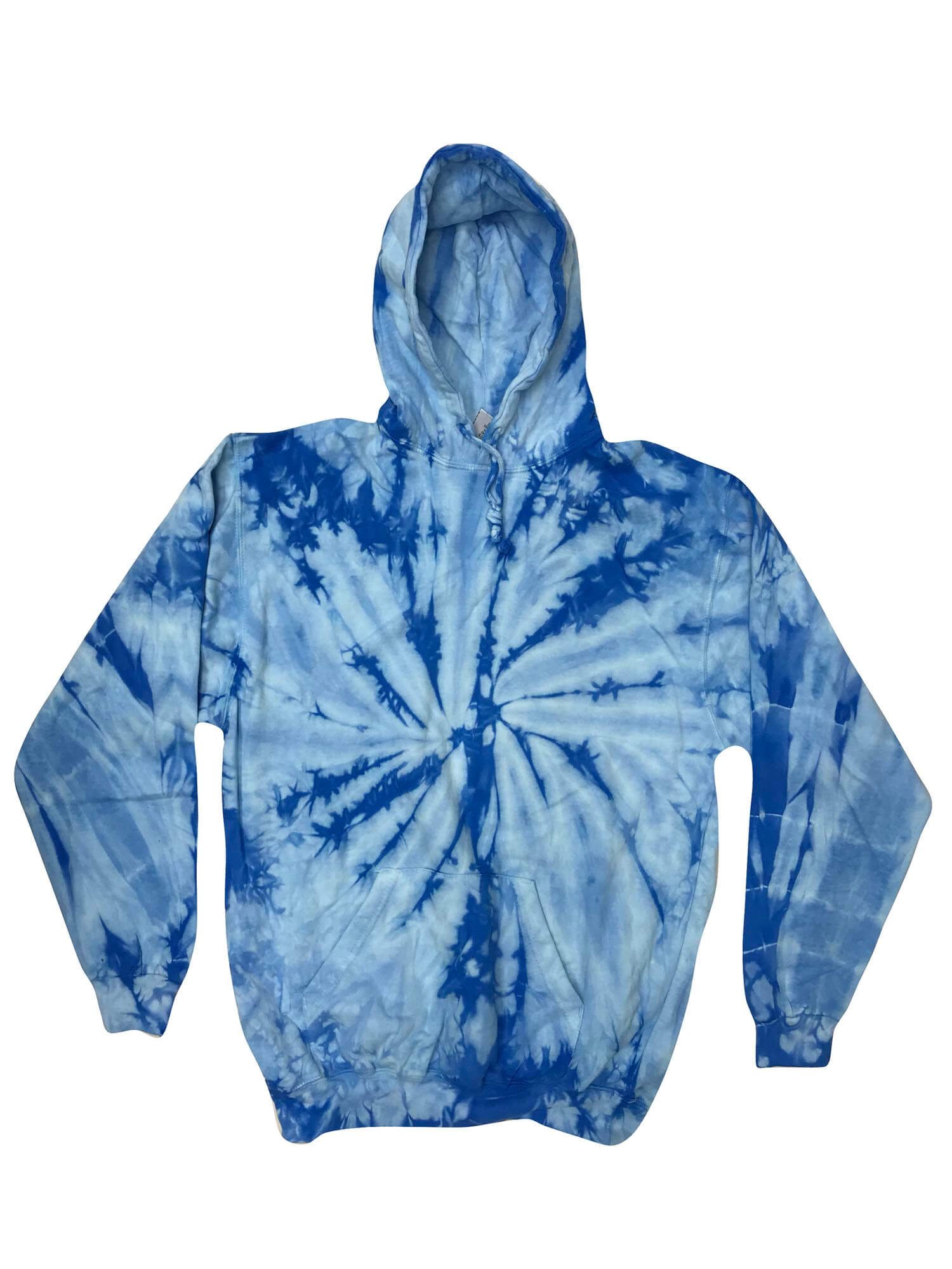 light blue tie dye hoodie